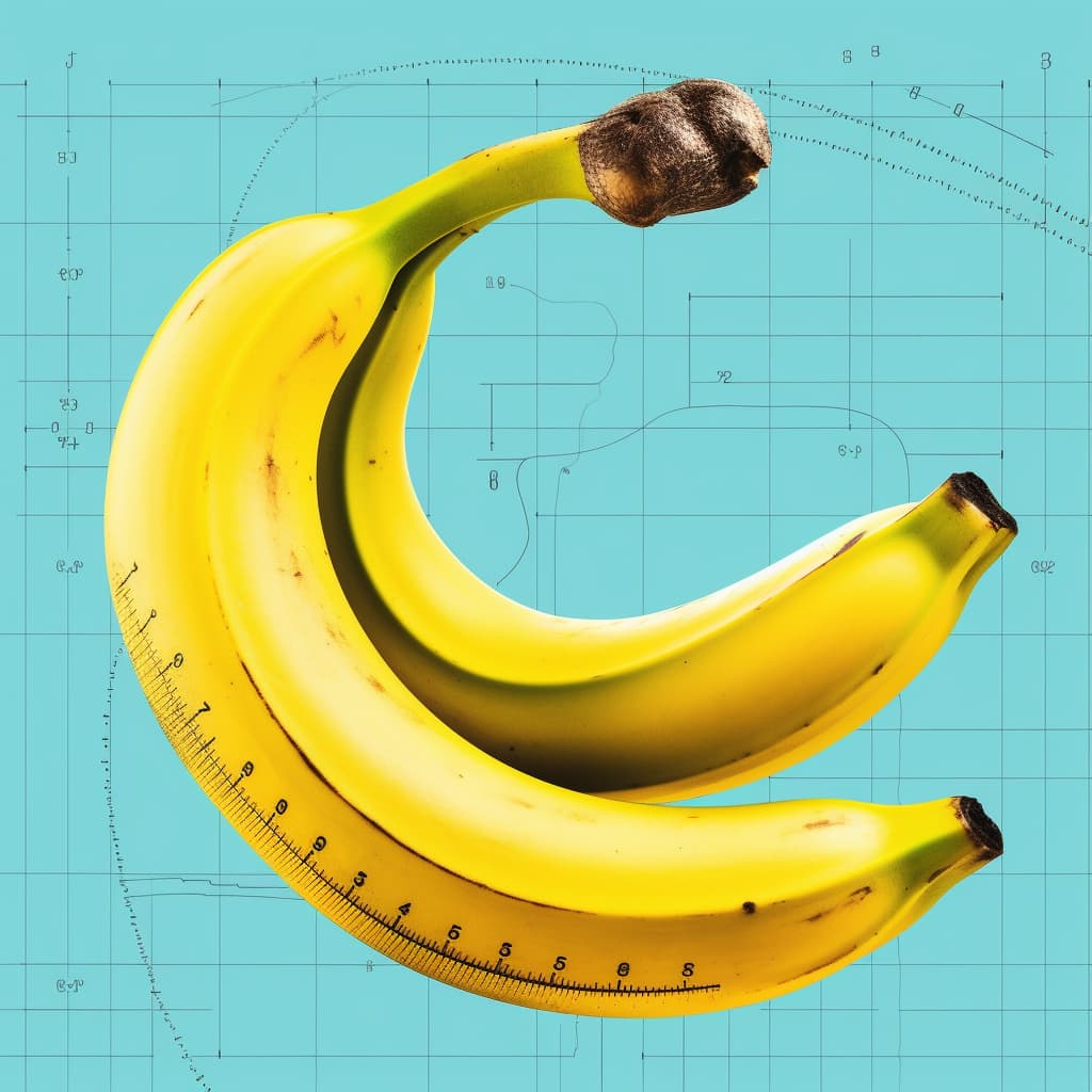 En banan med en mutter på